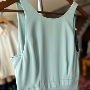 J. Crew Light Green Midi Dress